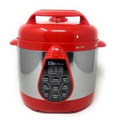 Wholesale - 2qt ELITE RED PRESSURE COOKER, UPC: 717056125013